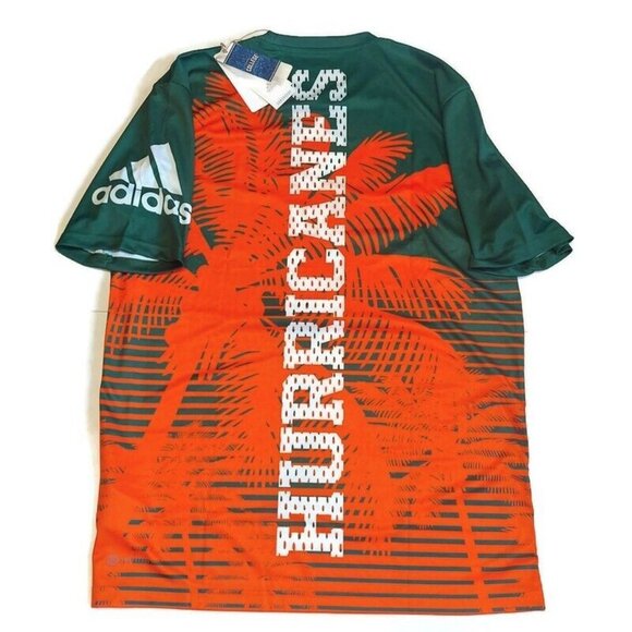 Adidas TG Jersey Soccer Futbol Jersey Shirt Miami Hurricanes Mens Small HG4399 - Picture 5 of 6
